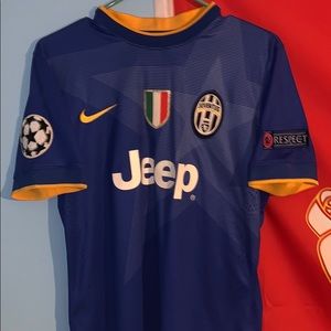JUVENTUS PAUL POGBA CHAMPIONS LEAGUE JERSEY MEDIUM
